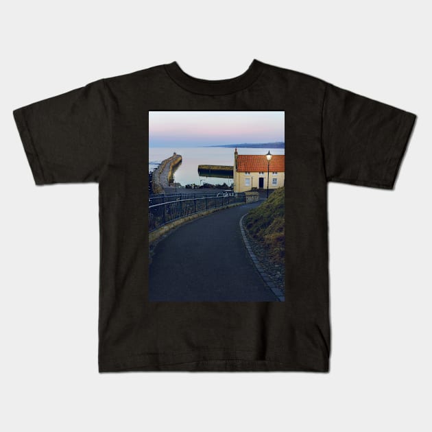 St Andrews Harbour View Kids T-Shirt by TMcG72